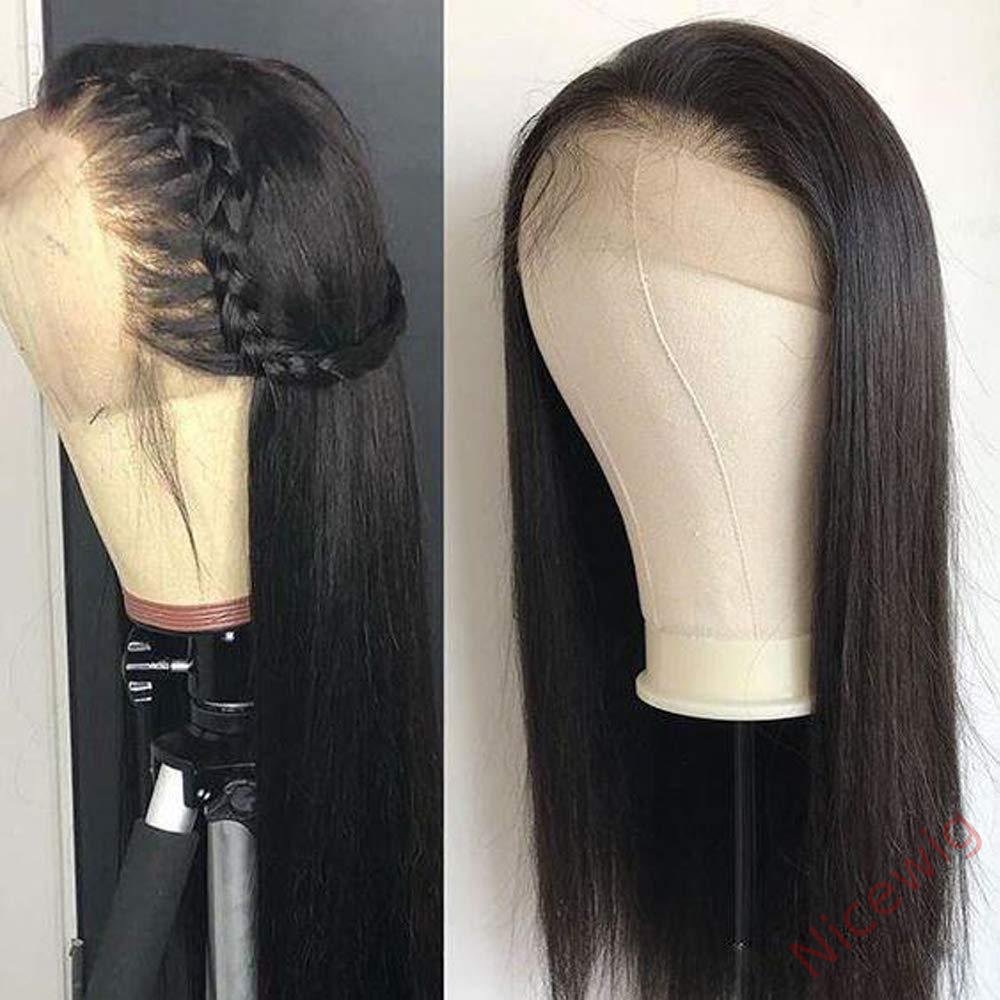 New Glueless Black Long Hair Natural Hairline Straight Wig