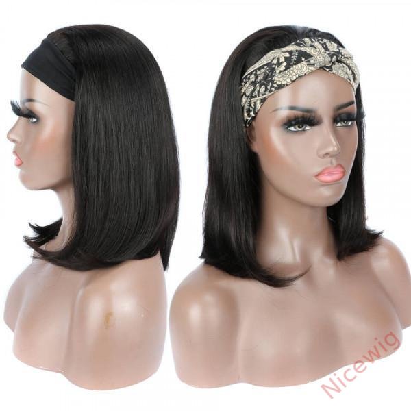 Sale Straight Hair Bob Headband Wigs