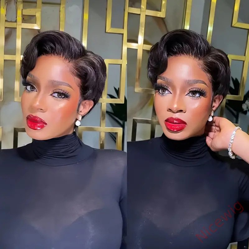 New Glueless 6 Inch Short Wig Bob Straight Hair Wig