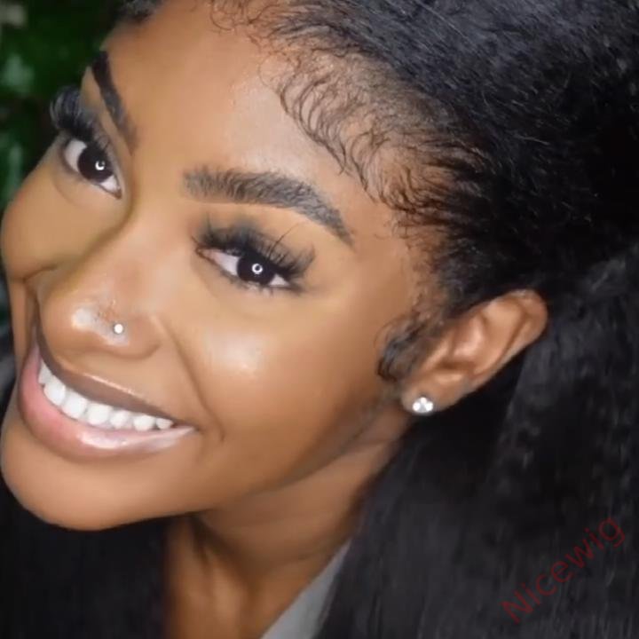 Hot Sale Glueless 200% Density Yaki Brazilian Straight Wig