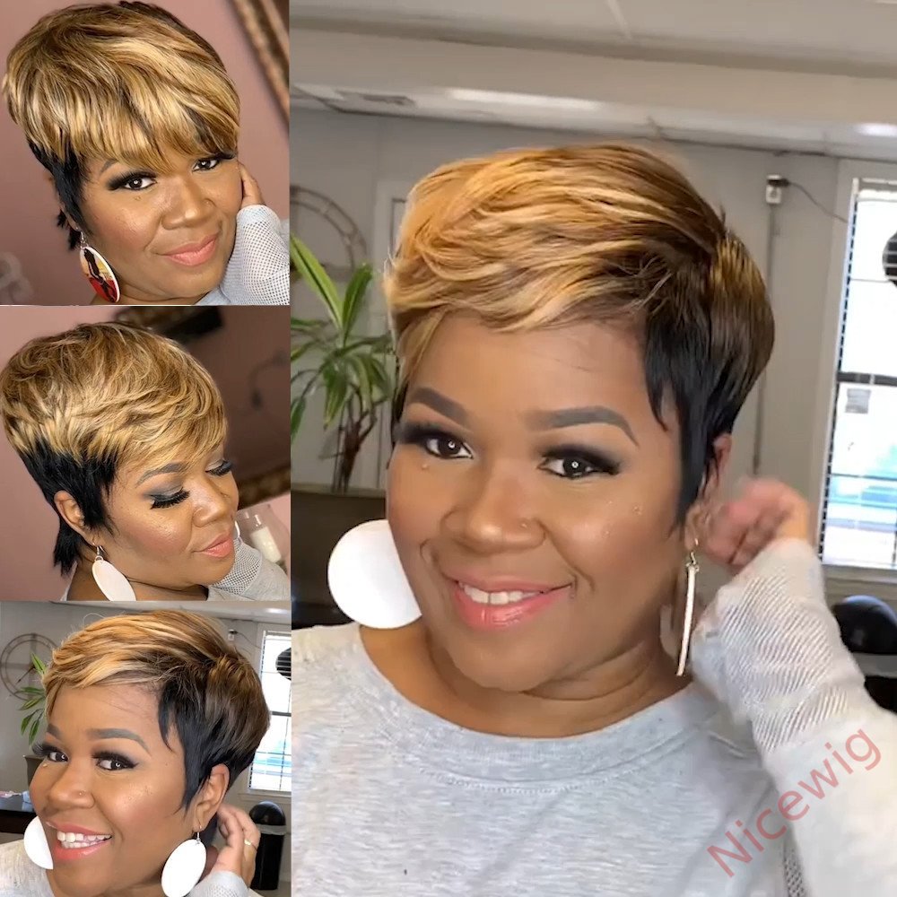 New Arrival Short Natural Pixie Cut Wig