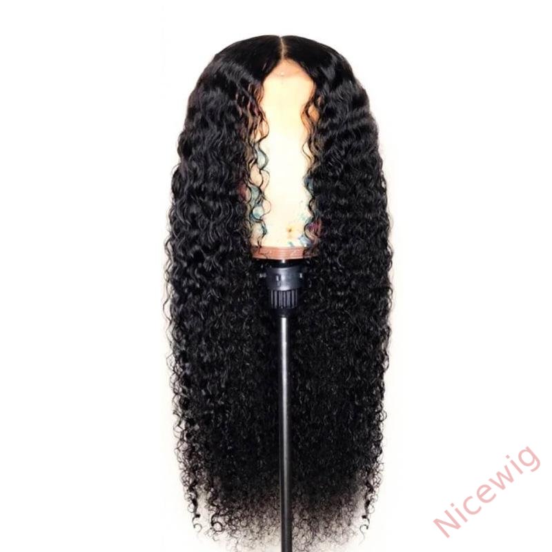Brazilian Black Water Wave Long Curly Wig